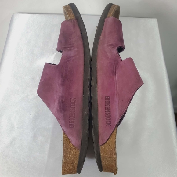 Birkenstock Arizona Genuine Classic Fuchsia Double Straps - Picture 3 of 9